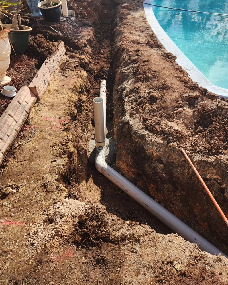 New Pipe Run By The Pool — Coastline Plumbing & Bathrooms