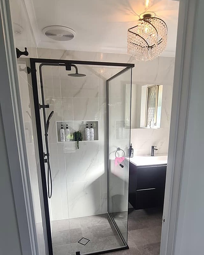 Framed Shower Ensuite — Coastline Plumbing & Bathrooms